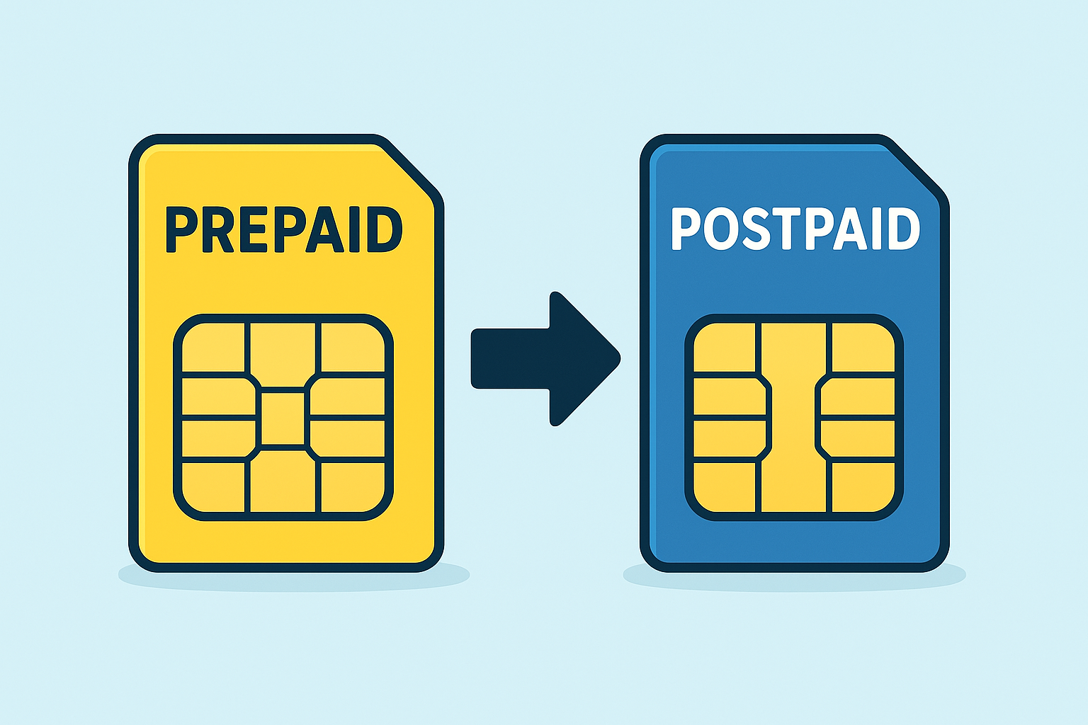prepaid to post paid